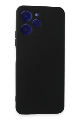 Newface Xiaomi Redmi 12 Kılıf Nano içi Kadife Silikon - Siyah resmi
