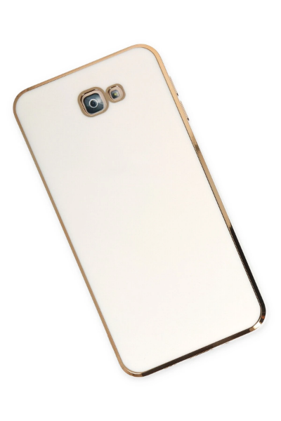 Newface Samsung Galaxy J7 Prime Kılıf Volet Silikon - Beyaz resmi