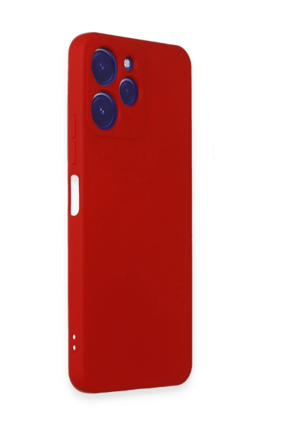 Newface Xiaomi Redmi 12 Kılıf Nano içi Kadife Silikon - Kırmızı resmi