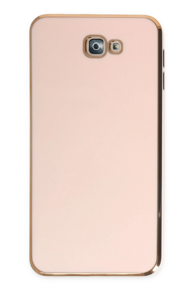 Newface Samsung Galaxy J7 Prime Kılıf Volet Silikon - Pembe resmi