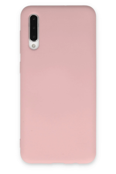 Newface Samsung Galaxy A30S Kılıf Nano içi Kadife Silikon - Pudra resmi