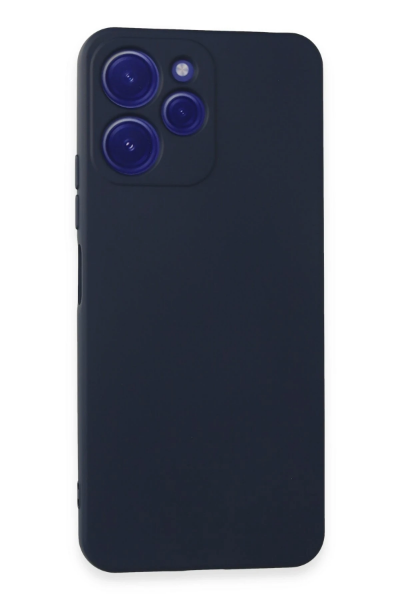 Newface Xiaomi Redmi 12 Kılıf Nano içi Kadife Silikon - Lacivert resmi