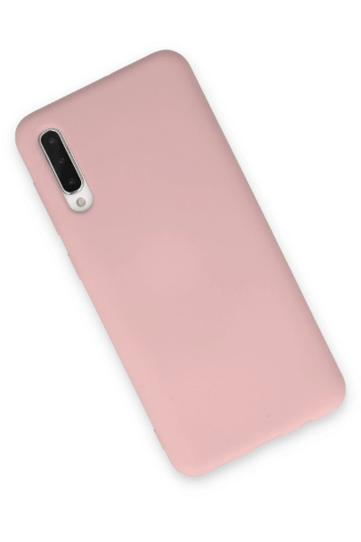 Newface Samsung Galaxy A30S Kılıf Nano içi Kadife Silikon - Pudra resmi