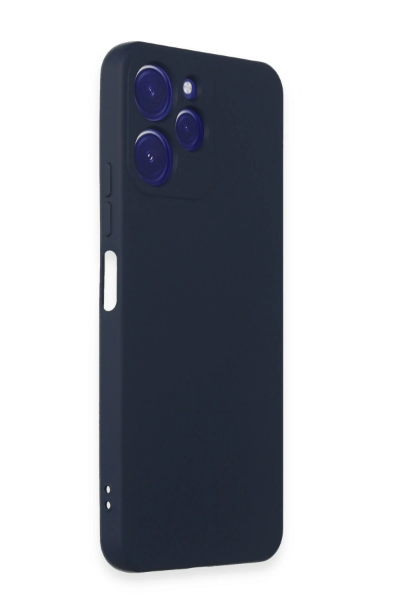 Newface Xiaomi Redmi 12 Kılıf Nano içi Kadife Silikon - Lacivert resmi