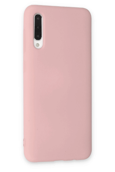 Newface Samsung Galaxy A30S Kılıf Nano içi Kadife Silikon - Pudra resmi