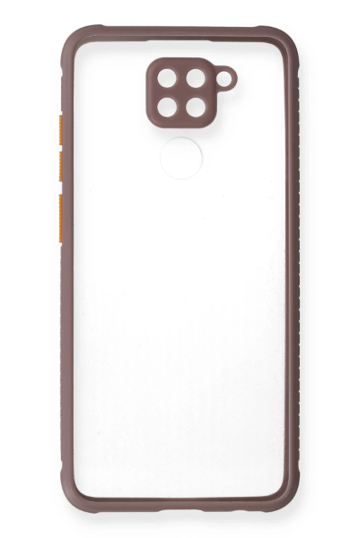 Newface Xiaomi Redmi Note 9 Kılıf Miami Şeffaf Silikon - Açık Mor resmi