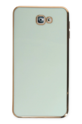 Newface Samsung Galaxy J7 Prime Kılıf Volet Silikon - Açık Yeşil resmi