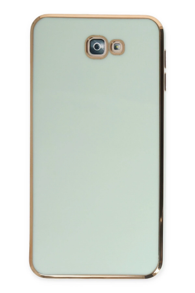 Newface Samsung Galaxy J7 Prime Kılıf Volet Silikon - Açık Yeşil resmi