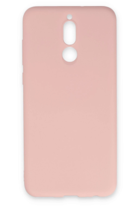 Newface Huawei Mate 10 Lite Kılıf Nano içi Kadife Silikon - Pudra resmi