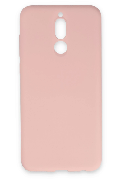 Newface Huawei Mate 10 Lite Kılıf Nano içi Kadife Silikon - Pudra resmi