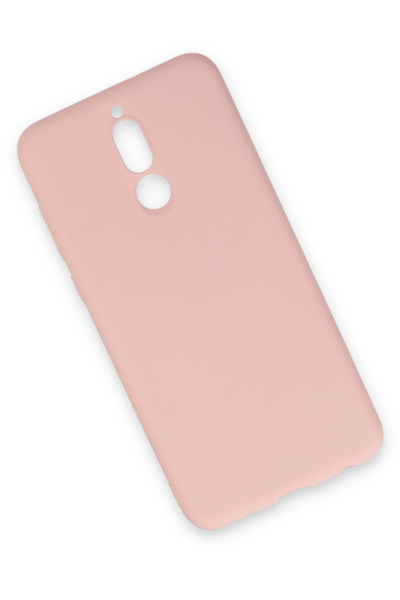 Newface Huawei Mate 10 Lite Kılıf Nano içi Kadife Silikon - Pudra resmi