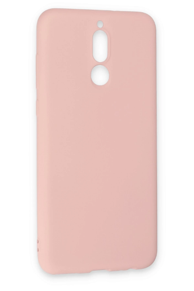 Newface Huawei Mate 10 Lite Kılıf Nano içi Kadife Silikon - Pudra resmi