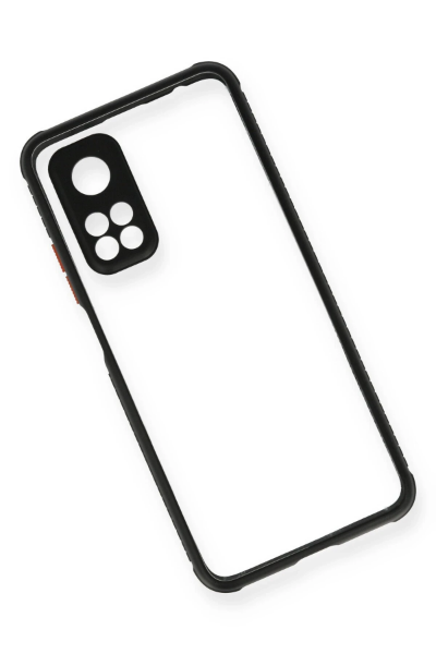 Newface Xiaomi Mi 10T Pro Kılıf Miami Şeffaf Silikon - Siyah resmi