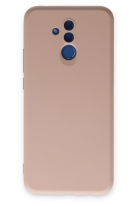 Newface Huawei Mate 20 Lite Kılıf Nano içi Kadife Silikon - Pudra resmi