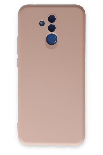 Newface Huawei Mate 20 Lite Kılıf Nano içi Kadife Silikon - Pudra resmi