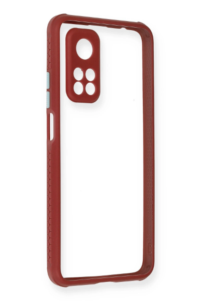Newface Xiaomi Mi 10T Pro Kılıf Miami Şeffaf Silikon - Fuşya resmi