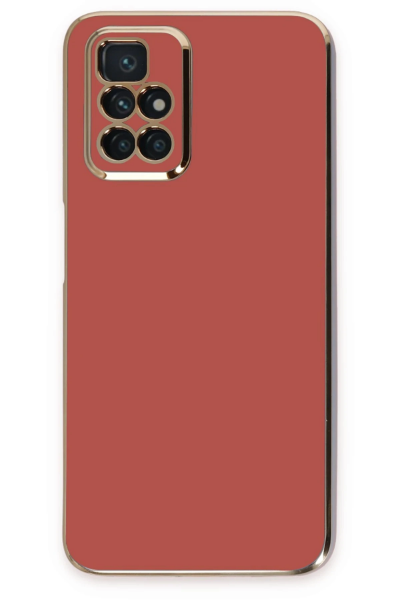 Newface Xiaomi Redmi 10 2022 Kılıf Volet Silikon - Kırmızı resmi