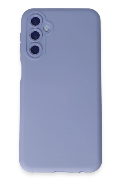 Newface Samsung Galaxy M34 5G Kılıf Nano içi Kadife Silikon - Lila resmi