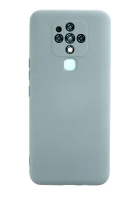 Newface Tecno Camon 16 Kılıf Nano içi Kadife Silikon - Buz Mavisi resmi
