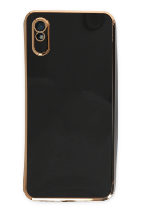 Newface Xiaomi Redmi 9A Kılıf Volet Silikon - Siyah resmi