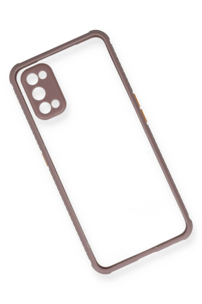 Newface Realme 7 Pro Kılıf Miami Şeffaf Silikon - Açık Mor resmi