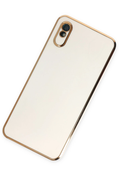 Newface Xiaomi Redmi 9A Kılıf Volet Silikon - Beyaz resmi