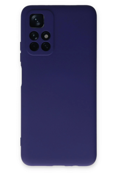 Newface Xiaomi Redmi Note 11T Kılıf Nano içi Kadife Silikon - Mor resmi
