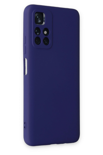 Newface Xiaomi Redmi Note 11T Kılıf Nano içi Kadife Silikon - Mor resmi