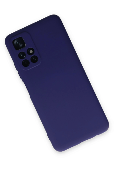 Newface Xiaomi Redmi Note 11T Kılıf Nano içi Kadife Silikon - Mor resmi