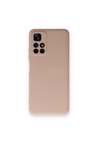 Newface Xiaomi Redmi Note 11T Kılıf Nano içi Kadife Silikon - Pudra resmi