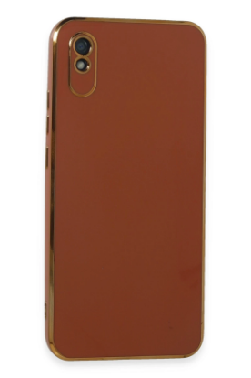 Newface Xiaomi Redmi 9A Kılıf Volet Silikon - Kırmızı resmi