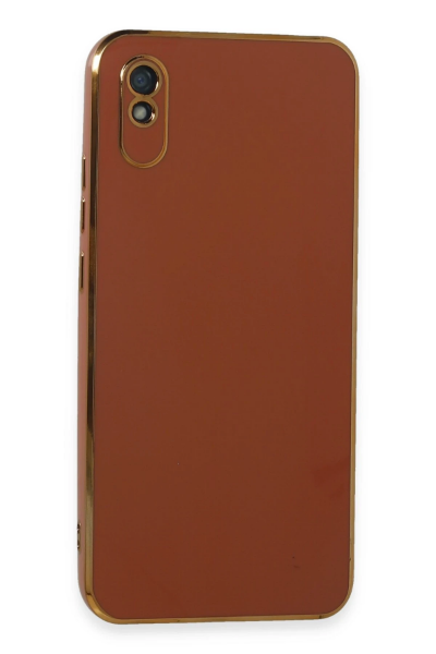 Newface Xiaomi Redmi 9A Kılıf Volet Silikon - Kırmızı resmi