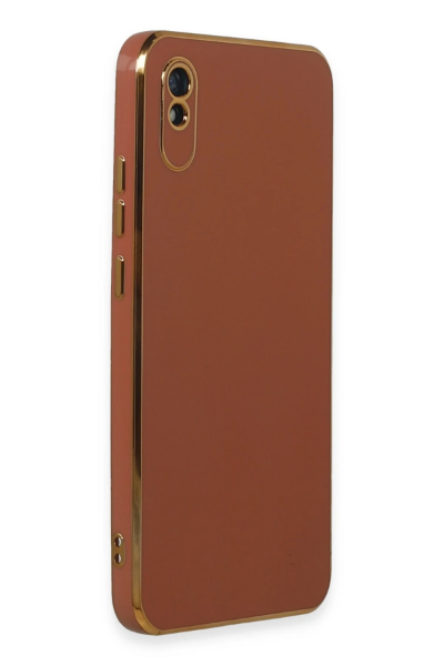 Newface Xiaomi Redmi 9A Kılıf Volet Silikon - Kırmızı resmi