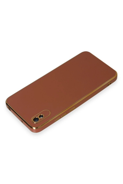 Newface Xiaomi Redmi 9A Kılıf Volet Silikon - Kırmızı resmi