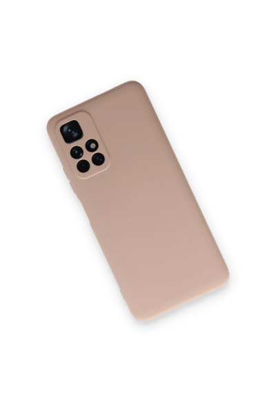 Newface Xiaomi Redmi Note 11T Kılıf Nano içi Kadife Silikon - Pudra resmi