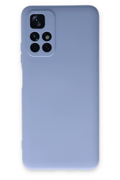Newface Xiaomi Redmi Note 11T Kılıf Nano içi Kadife Silikon - Lila resmi