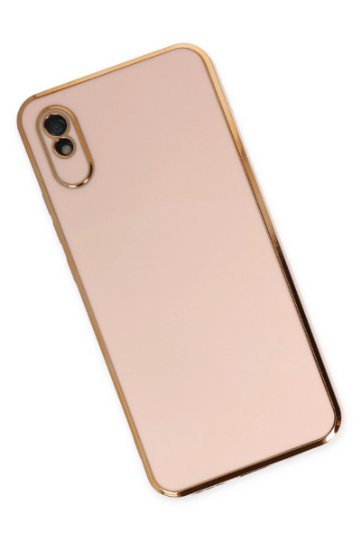 Newface Xiaomi Redmi 9A Kılıf Volet Silikon - Pembe resmi