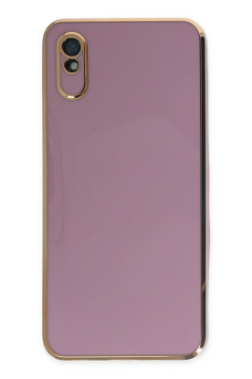 Newface Xiaomi Redmi 9A Kılıf Volet Silikon - Mor resmi