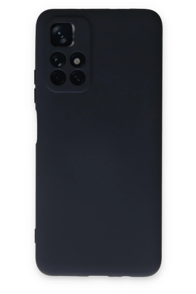 Newface Xiaomi Redmi Note 11T Kılıf Nano içi Kadife Silikon - Lacivert resmi