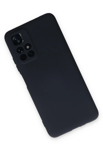 Newface Xiaomi Redmi Note 11T Kılıf Nano içi Kadife Silikon - Lacivert resmi