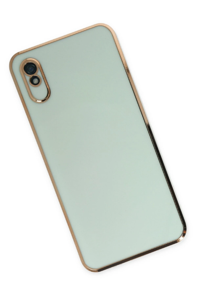 Newface Xiaomi Redmi 9A Kılıf Volet Silikon - Açık Yeşil resmi
