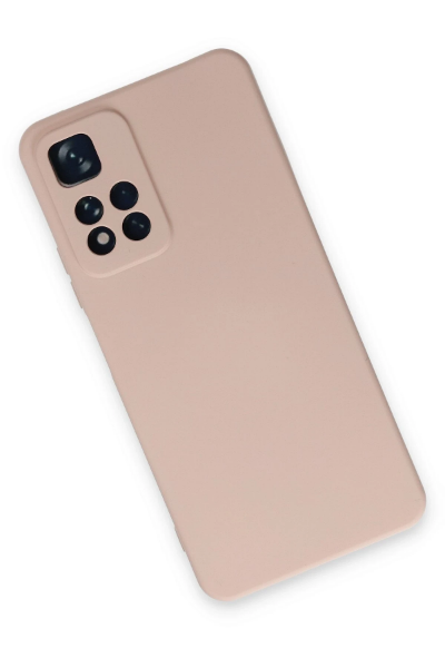 Newface Xiaomi Redmi Note 11 Pro Plus 5G Kılıf Nano içi Kadife Silikon - Pudra resmi
