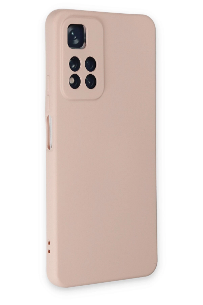 Newface Xiaomi Redmi Note 11 Pro Plus 5G Kılıf Nano içi Kadife Silikon - Pudra resmi