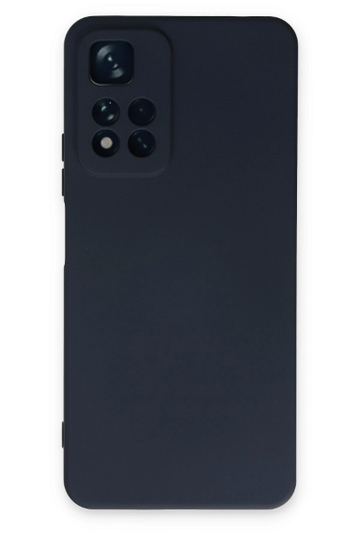 Newface Xiaomi Redmi Note 11 Pro Plus 5G Kılıf Nano içi Kadife Silikon - Lacivert resmi