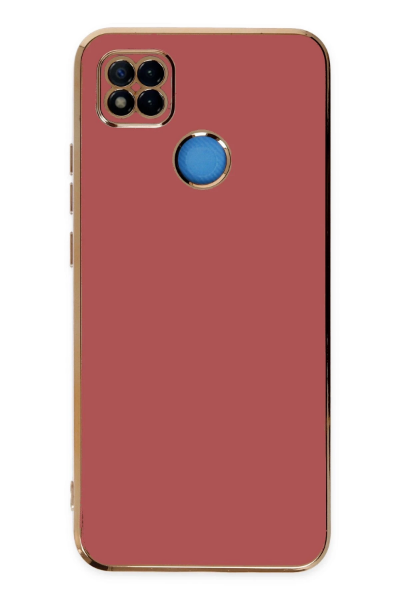 Newface Xiaomi Redmi 9C Kılıf Volet Silikon - Kırmızı resmi