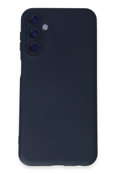 Newface Samsung Galaxy M14 5G Kılıf Nano içi Kadife Silikon - Lacivert resmi