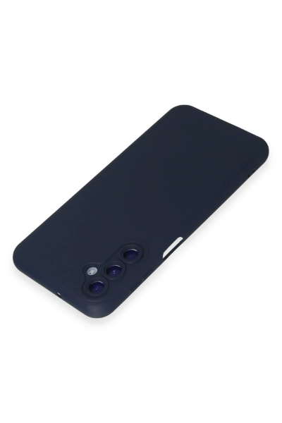 Newface Samsung Galaxy M14 5G Kılıf Nano içi Kadife Silikon - Lacivert resmi