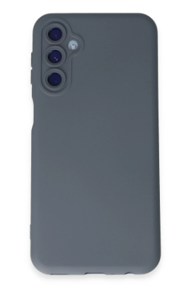 Newface Samsung Galaxy M14 5G Kılıf Nano içi Kadife Silikon - Gri resmi