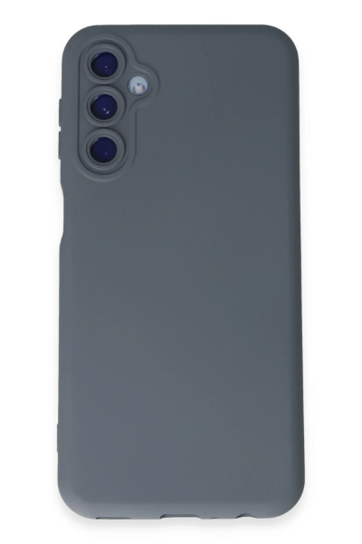 Newface Samsung Galaxy M14 5G Kılıf Nano içi Kadife Silikon - Gri resmi