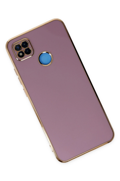 Newface Xiaomi Redmi 9C Kılıf Volet Silikon - Mor resmi